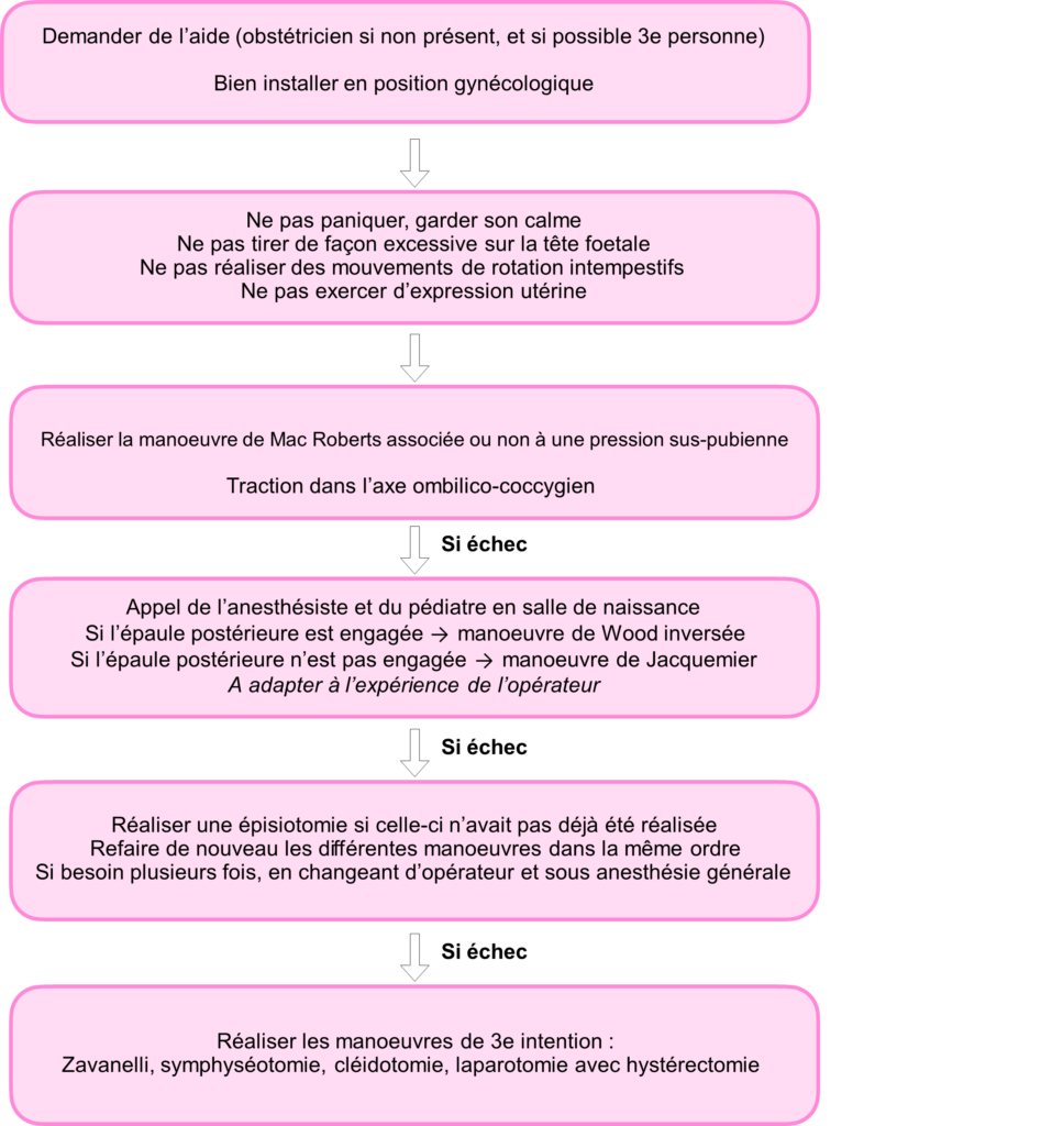 Organigramme du protocole proposé par le CNGOF